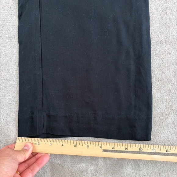 Abercrombie & Fitch Pleated Trouser Wide Leg High Rise Pants in Black Women XS - Picture 6 of 9